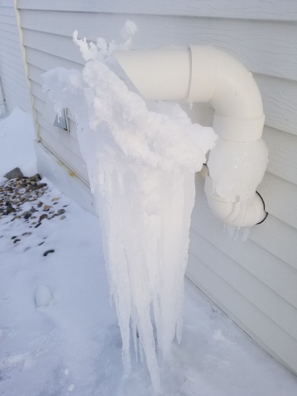 Exhaust Pipe snow/ice